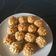 El cooksnap de gemanano cuando hizo Panellets cuatro sabores.