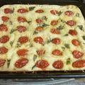 El cooksnap de Delfi Santos Muñoz cuando hizo Focaccia.