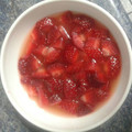 El cooksnap de Laureano cuando hizo Fresas en gelatina agridulce (con y sin thermomix).