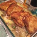 El cooksnap de Luna Ponce cuando hizo Cachopo de cerdo con champiñones.