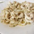 El cooksnap de "Cocina con Celi" cuando hizo Sepia a la plancha estilo levante con mahonesa.