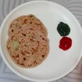 Falguni Shah's cooksnap of when they made આલુ મટર પરાઠા (Alu Mutter Paratha recipe in Gujarati),.