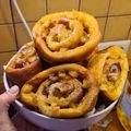 Medgyes Viktória Cooksnap-ja, amikor elkészítette a(z) Almás fánkcsiga receptet.