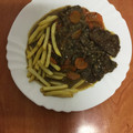 El cooksnap de McRover cuando hizo Carrilleras de cerdo al vino tinto.