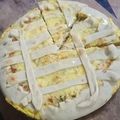 El cooksnap de Sebas Gamer cuando hizo Tarta de berenjenas, zucchini y morrón rojo 💜✨.
