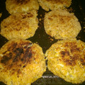 El cooksnap de Marina cuando hizo Hamburguesas de coliflor.