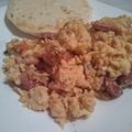El cooksnap de Betsabé Irene Valor Cásseres cuando hizo Huevos Revueltos con tocineta.