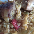 El cooksnap de roderic cuando hizo Arroz con costillas.
