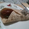 ivanv4's cooksnap of when they made Bacon And Salad Tortilla Wrap.