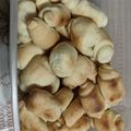El cooksnap de Andrea Myrian cuando hizo Cuernitos de grasa caseros.