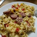 bighank's cooksnap of when they made Kielbasa Sausage & Noodles.