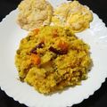 Bindi Dey's cooksnap of when they made সবজি দিয়ে নরম খিচুড়ি (sabji diye naram khichuri recipe in Bengali).