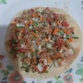 El cooksnap de Esther Soto cuando hizo Ceviche de Soya económico.