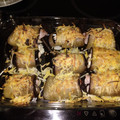 El cooksnap de Cintia cuando hizo Canelones de berenjena.