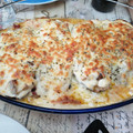El cooksnap de Yolanda B. cuando hizo Berenjenas rellenas de carne y bechamel 🍆.