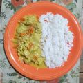 El cooksnap de Celeste Aguirre cuando hizo Pollo al curry (con Casancrem).