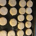 El cooksnap de Laura Radulovich cuando hizo Scones de queso y lino de masa integral y avena.