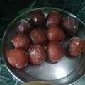 Sweena का कुकस्नैप जब उन्होंने गुलाब जामुन (gulab jamun recipe in Hindi) बनाया था।