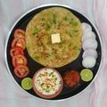 Mamta Pandya's cooksnap of when they made આલુ મટર પરાઠા (Aloo Matar Paratha Recipe In Gujarati).