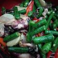 Cooksnap dari Ika Dewi untuk resep Tumis cumi asin kacang panjang saos tiram