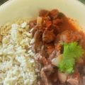 El cooksnap de Lucía Yáñez Lugo cuando hizo Bistec a la Mexicana con cerveza.