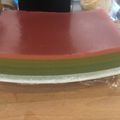 Gloria Gloria's cooksnap of when they made Kue Lapis Sagu Ombre (Ombre Steamed Sago Layered Cake).