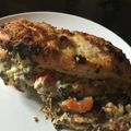 LiCarrie B NyVelazquez Thomas's cooksnap of when they made Panko Crusted Chicken Stuffed W/ Ricotta, Spinach, Tomato & Basil.