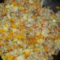 El cooksnap de Marlii Morglez cuando hizo Carne molida con vegetales.