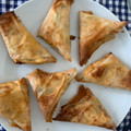 El cooksnap de Cisca cuando hizo Triángulos de pasta filo relleno de verduras y queso.