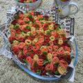 Cooksnap dari Riezka Awaliah untuk resep Roti Jala Mawar Kuah Kinca