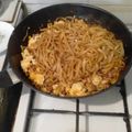 El cooksnap de Pao Alejandra Aguirre cuando hizo Chow mein de pollo (fideos chinos).