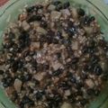 El cooksnap de Rosa Allende Alfonso cuando hizo Guiso de porotos negros y arroz yamaní.