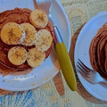 El cooksnap de Carla Lara cuando hizo Hot cakes integrales.