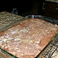 Florida man's cooksnap of when they made Peach cobbler.