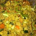 Ummul Khayr Ahmad's cooksnap of when they made Dambun couscous.