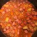 El cooksnap de Conchi Rondo cuando hizo Lentejas de Bote con verduras.