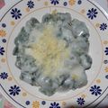 El cooksnap de Romi cuando hizo Ñoquis de papa y espinaca.