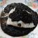El cooksnap de Luz cuando hizo Bacalao confitado a baja temperatura al horno con salsa de tinta.
