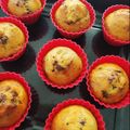 Cooksnap από MaryBelly στη συνταγή Banana & chocolate chips muffins (σοκολάτα- μπανάνα)