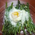 El cooksnap de Cecycaramel. cuando hizo Espárragos a la parmigiana (fácil, rápido y liviano).
