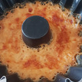 El cooksnap de Priscila cuando hizo Flan de huevo y nata.