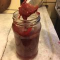 El cooksnap de nanele cuando hizo Mi mermelada de frutillas. Còmo hacerla y guardarla.