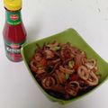 Cooksnap dari Iha Siansha untuk resep Tumis cumi-cumi & petai simple
