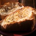 Tyrese's cooksnap of when they made Garlic Bread.