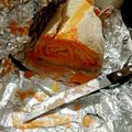 El cooksnap de Esther Soto cuando hizo Niño envuelto de jamón y queso amarillo.
