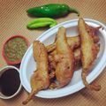 Diya Sawai का कुकस्नैप जब उन्होंने मिर्च के पकौड़े (mirch ke pakode recipe in Hindi) बनाया था।