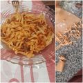 El cooksnap de Miriam R. Tejerina cuando hizo Masa para tallarines al morrón.