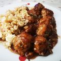 El cooksnap de victoriafl10 cuando hizo Albóndigas en salsa agridulce.