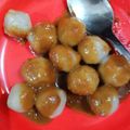 Cooksnap dari Debi Purwasih untuk resep Cilok Kojek Anti Alot Bumbu Kacang