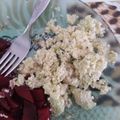 El cooksnap de Yamm Germanier cuando hizo Revuelto de coliflor.